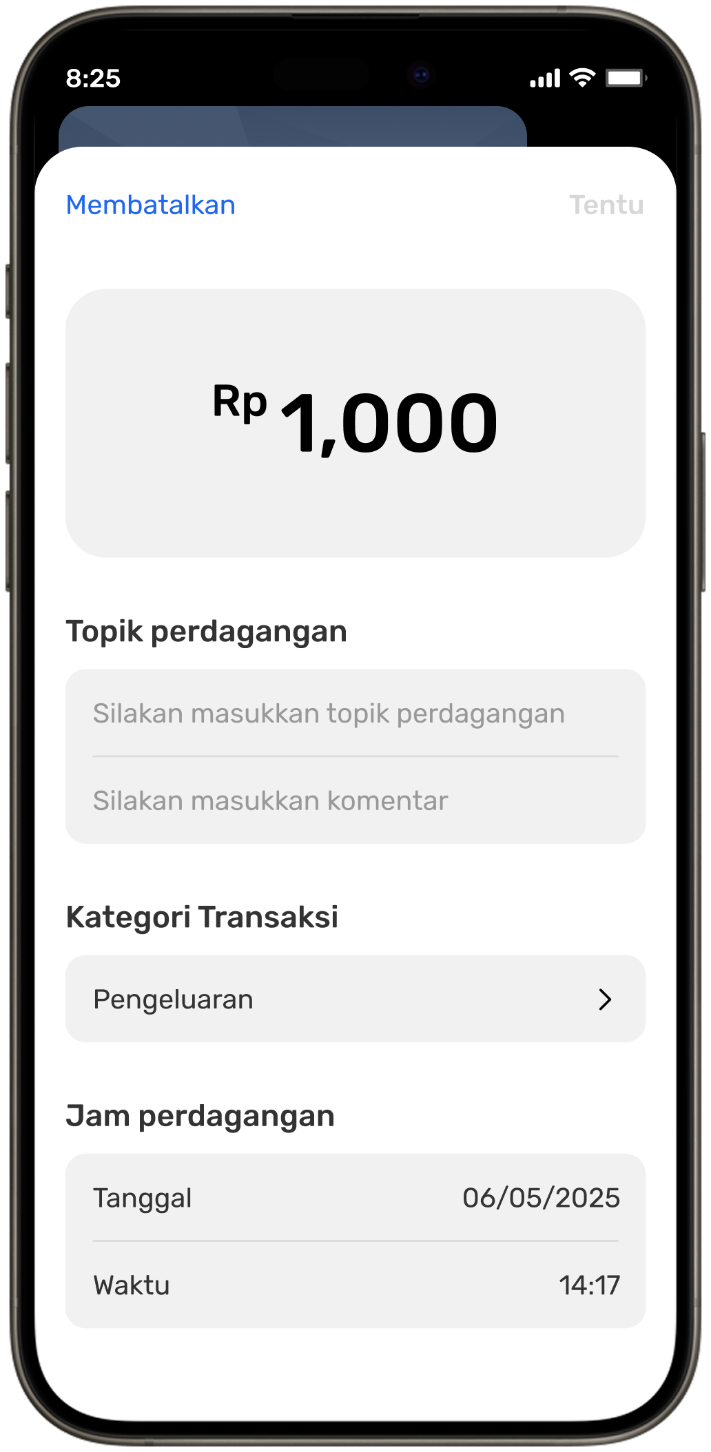 TabungAja Screen 3
